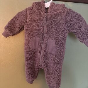 Carter's Plush Brown Footie